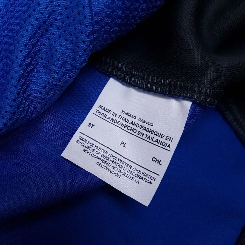 NIKE Air Jordan Flight Knit‎ Full Zip Warmup Jacket Mens SMALL TALL Blue